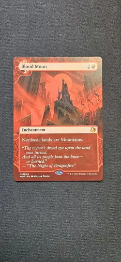 Blood Moon Wilds of Eldraine: Enchanting Tales NM MTG Magic the Gathering Card - Image 1