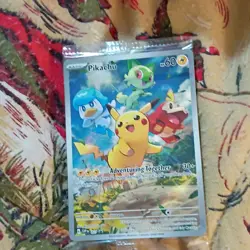 Pokemon Pikachu SVPEN Scarlet & Violet Promo Basic 60HP 30+ Attack Card - Image 1