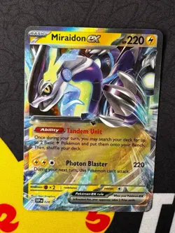 Miraidon ex - SVP028 - Pokemon Scarlet & Violet Promo Ultra Rare Holo Card NM - Image 1