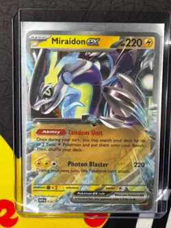 Miraidon ex - SVP028 - Pokemon Scarlet & Violet Promo Ultra Rare Holo Card NM - Image 3