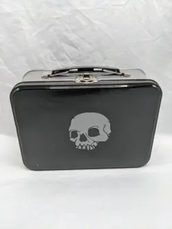 Legion Supplies Skull Trading Card Deck Holder Lunchbox Tin - Image 1