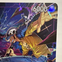 Bandai Trafalgar Law P-093 Heart Pirates Foil Blocker Card One Piece CCG - Image 4