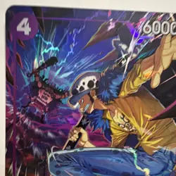Bandai Trafalgar Law P-093 Heart Pirates Foil Blocker Card One Piece CCG - Image 5