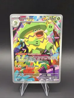 Ludicolo 095/094 English Illustration Rare Phantasmal Flames Pokemon Card TCG - Image 1