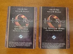Lord Of The Rings LCG Full Art Promo Cards Mines Of Moria And Kazad-Dum 2019 - Image 1