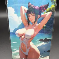 Juri Han Anime Waifu Card Doujin ACG Goddess Holo - Image 1