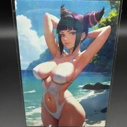 Juri Han Anime Waifu Card Doujin ACG Goddess Holo - Image 2