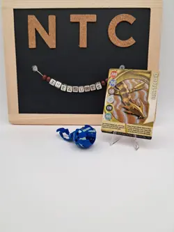 Bakugan Battle Brawlers Aquos Rattleoid B2 Classic W/ Card - Image 1