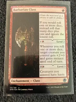 Magic The Gathering MTG - Barbarian Class (Foil) - AFR - Image 1