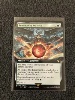 Magic The Gathering MTG- Summoning Materia (Extended Art) - FIN - Image 1