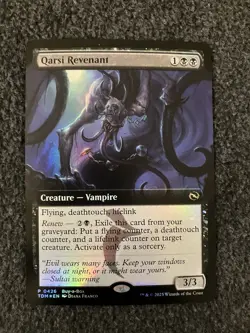 Magic MTG - Qarsi Revenant (Extended Art) Foil - Buy-A-Box Promos - Image 1