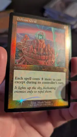 1x Defense Grid Retro FOIL NM - BRO Magic MTG x1 - Image 1