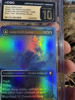 MTG Aang, Swift Savior (0298) Avatar: The Last Airbender Foil CGC Pristine 10 🔥 - Image 4