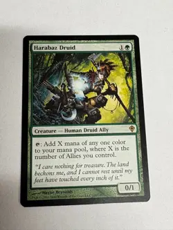 Harabaz Druid x1 MTG Worldwake 1x Magic Excellent NM Free Shipping! - Image 1