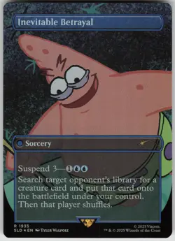 MTG Inevitable Betrayal Rainbow Foil NM Secret Lair Drop Series Magic 1935 - Image 1