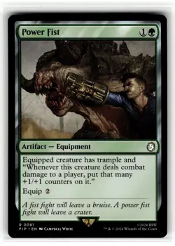 MAGIC TG: Universes Beyond: Fallout #81 Power Fist Rare .M2A - Image 1