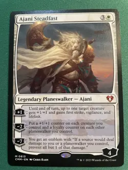 2023 - Magic MTG - Ajani Steadfast (813) | NM | Commander Masters {CMM} - Image 1