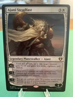 2023 - Magic MTG - Ajani Steadfast (813) | NM | Commander Masters {CMM} - Image 3
