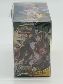 #1 Pokemon Evolving Skies Booster Box Sealed w/ Plastic Case MINT Sword & Shield - Image 2