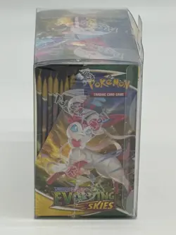 #1 Pokemon Evolving Skies Booster Box Sealed w/ Plastic Case MINT Sword & Shield - Image 4