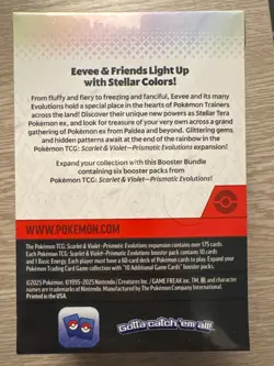Pokemon TCG: Scarlet & Violet Prismatic Evolutions Sealed Booster Bundle Box! - Image 2