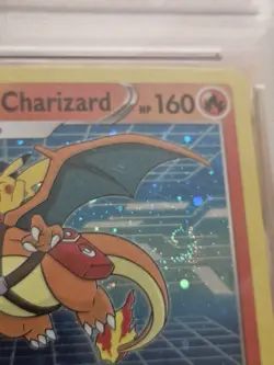 2022 POKEMON CENTER UK SWSH BSP #075 SPECIAL DELIVERY CHARIZARD HOLO PSA 8 SWIRL - Image 3