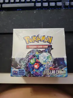 Pokemon Scarlet & Violet Stellar Crown Booster Box Sealed - Image 1