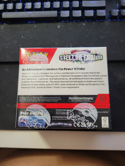 Pokemon Scarlet & Violet Stellar Crown Booster Box Sealed - Image 3