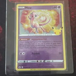 2021 Pokemon Mew Holo #011/025 Sword & Shield Celebrations - Image 1