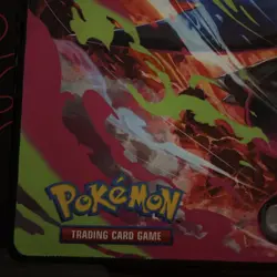 Pokemon Phantasmal Flames Charizard MEGA X UPC Play Mat - Rubber Playmat - Image 4