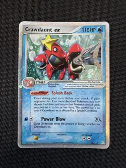 Crawdaunt EX 99/110 EX Holon Phantoms Ultra Rare Holo Pokemon NM - Image 1
