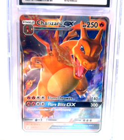2019 POKEMON GEM MINT CHARIZARD GX # SM211 HOLO GRADE 10 AWESOME ! - Image 2