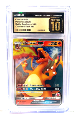 2020 POKEMON " PRISTINE " GRADE 10 ! CHARIZARD GX # 9/68 LOWEST POP 5 !!!!!! - Image 1