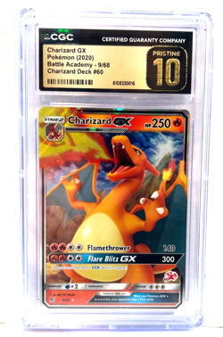 2020 POKEMON " PRISTINE " GRADE 10 ! CHARIZARD GX # 9/68 LOWEST POP 5 !!!!!! - Image 2