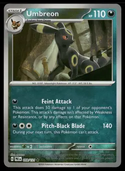 Umbreon (Poke Ball Pattern) 059/131 SV: Prismatic Evolutions Pokemon TCG - Image 1