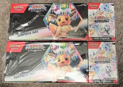*LOT OF 2* Pokemon Prismatic Evolutions Surprise Box/Booster Sam's Club Bundle - Image 1