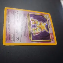 Alakazam - 1/102 Base Set Unlimited Holo Rare Pokemon - HP - Image 2