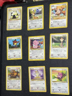 Vintage Pokemon Binder Collection Base Set NM-HP Condition 1999 WOTC TCG Lot #18 - Image 2