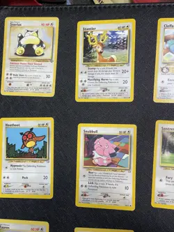 Vintage Pokemon Binder Collection Base Set NM-HP Condition 1999 WOTC TCG Lot #18 - Image 3