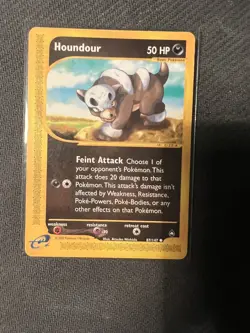 Pokemon TCG Houndour Aquapolis 87/147 Common Non Holo MP - Image 1