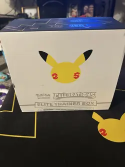 Pokemon Celebrations EMPTY ETB No Packs/Promo Accessories Only! - Image 1