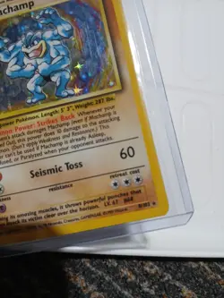 Pokemon TCG Machamp 8/102 Base Set 1st Edition Deck Exclusives MP - Image 2