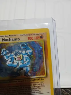 Pokemon TCG Machamp 8/102 Base Set 1st Edition Deck Exclusives MP - Image 4