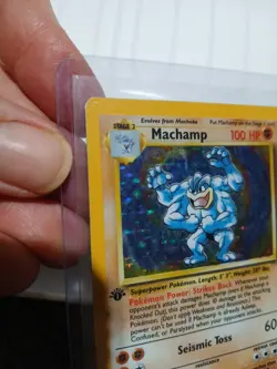 Pokemon TCG Machamp 8/102 Base Set 1st Edition Deck Exclusives MP - Image 5