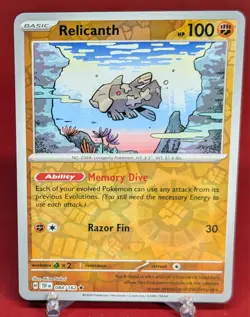 Pokemon Relicanth 084/162 Temporal Forces Reverse Holo - Image 1