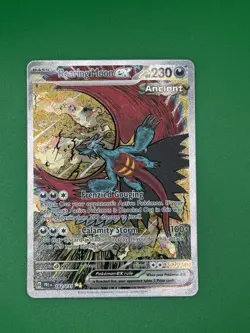 Pokemon TCG Roaring Moon EX 162/187 Sv: Prismatic Evolutions SIR Holo 230 HP - Image 1