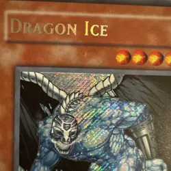 Yugioh Dragon Ice GLAS-EN084 1st Secret Rare Holo Bleed VLP - Image 3