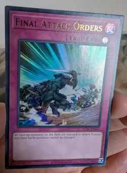 Final Attack Orders KC01-EN060 25th Anniversary Ultimate Kaiba Set Unlimited - Image 5