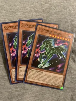 Yu-Gi-Oh! TCG Cucumber Horse 25th Anniversary Tin: Dueling Heroes Mega Pack X3 - Image 1