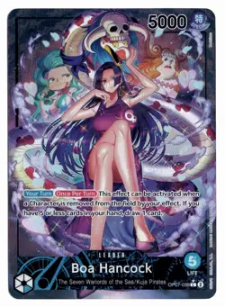 One Piece TCG 500 Years In The Future Alt Art Leader Boa Hancock OP07-038 - Image 1
